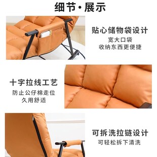 摇摇椅阳台家用休闲椅摇摇椅躺椅成人可睡觉 摇椅大人躺椅2024新款