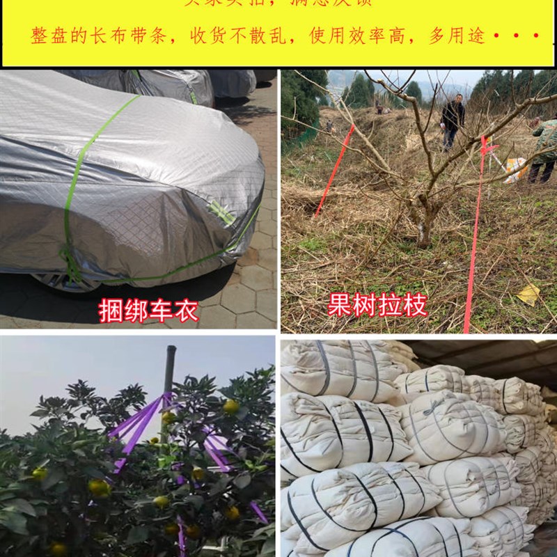 织带布带绳带子布条绑带扁带果树拉枝绑树马扎搬打包绳子捆绑绳