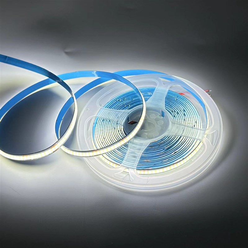 超亮COB灯带2V自粘超薄铝槽低压LED软灯条线条灯橱柜酒柜线形灯