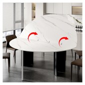 加厚圆桌餐桌 饭桌转盘圆形桌面大圆桌面定制