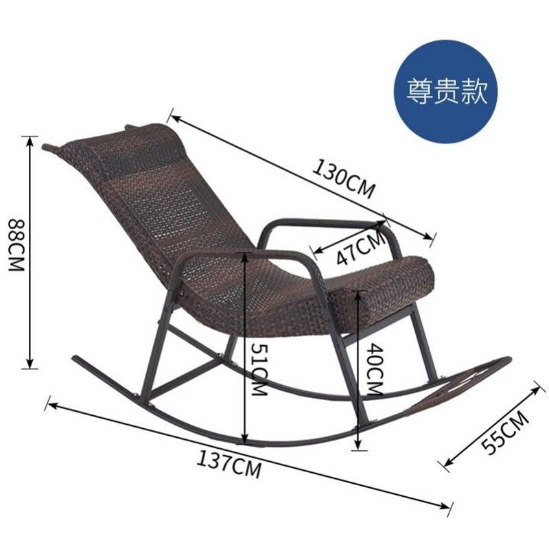 太师椅躺椅老结实老爷椅老年藤椅晒太阳摇椅