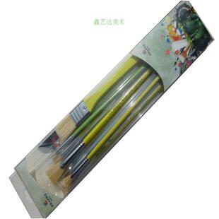 支勃拉水粉画笔油画丙烯猪鬃尼龙勾线画刷扇形色彩笔