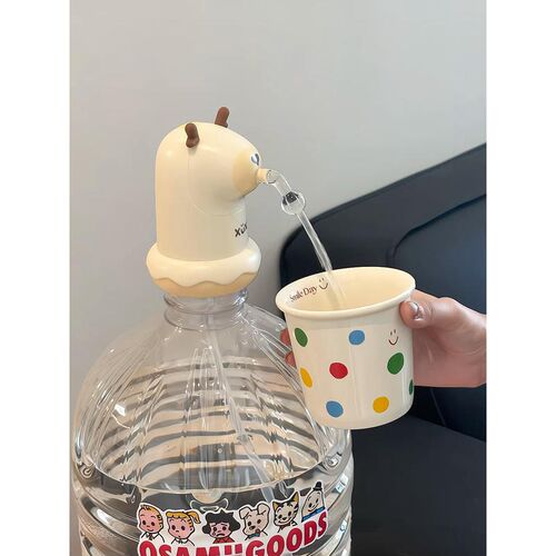 小鹿抽水器桶水电动按压出水器矿泉水泵吸水自动出水器吸水器