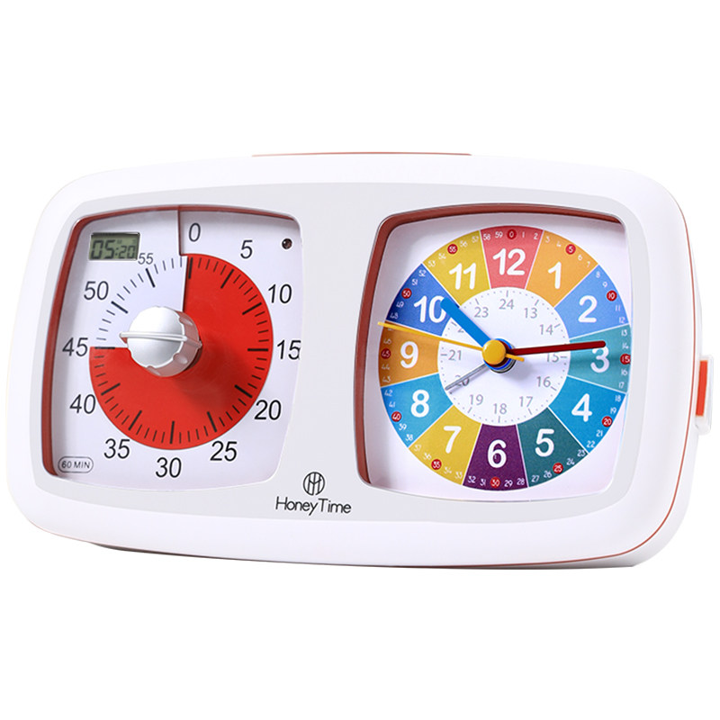 视化盘计时器儿童学习闹钟小学生专用小孩自律时间管理时钟表