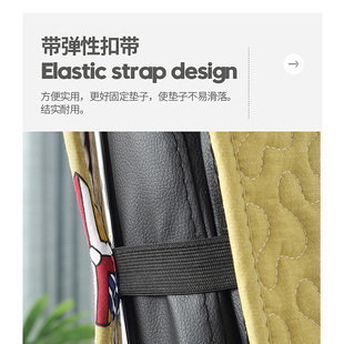 全棉斜纹坐垫靠垫一体办公室久坐椅子垫屁股学生椅垫靠背餐椅家用