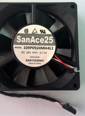 9025b 9CM 24V 0.11A 双滚珠 机箱/变频器风扇 109P0924MH4L1