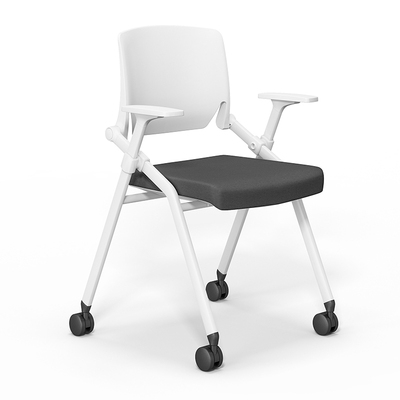 摺叠培训椅带桌板会议室椅子带小桌板的会议椅凳子写字板一体桌椅