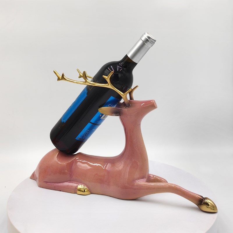 全铜奢华红酒架餐桌装饰品客厅纯铜酒柜摆件家居金属轻奢酒托送礼,家居饰品,装饰摆件,淘宝优惠券,粉丝福利购,淘宝优惠卷