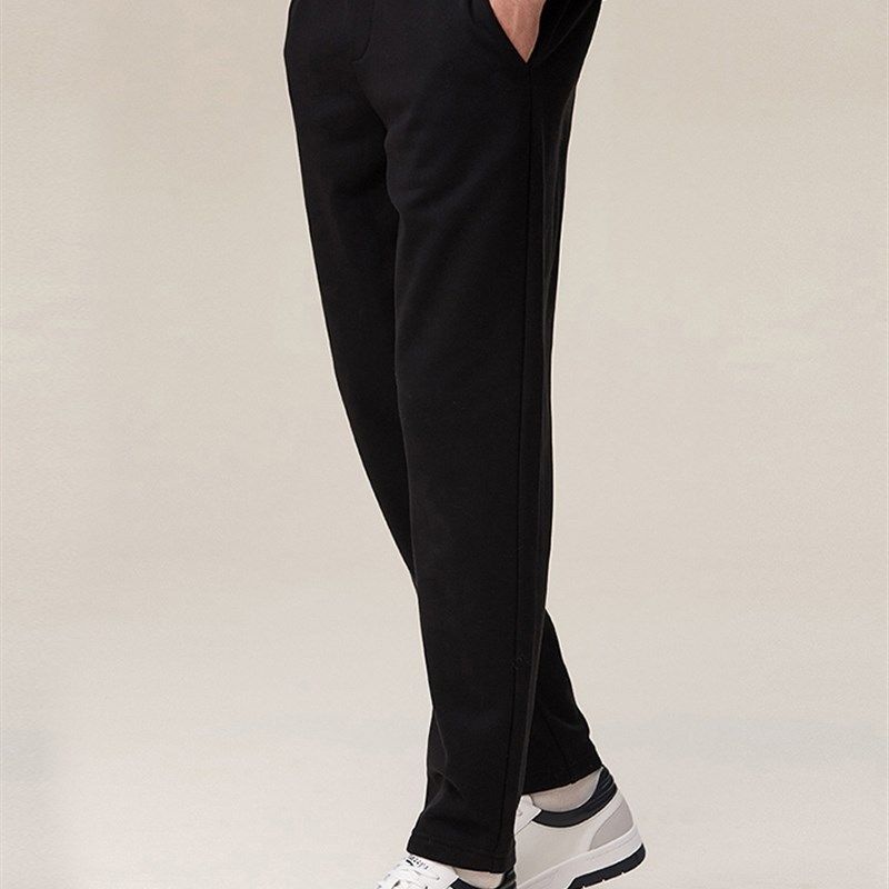 纯棉春秋季男运动裤宽松小脚九分裤休闲裤男长裤秋冬加绒加厚卫裤