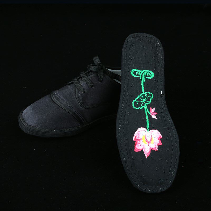 寿鞋男款莲花天梯布棉鞋皮鞋款式高档千层底殡葬老人冲喜去世寿服