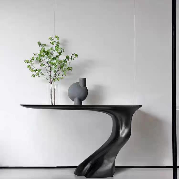 玄关桌子靠墙条案轻奢玄关台极简入户靠墙端景台装饰柜架长条供桌