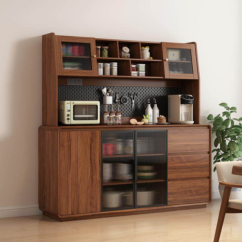 超薄餐柜靠墙一体收纳柜客厅置物柜茶水柜家用厨房整体橱柜窄收纳