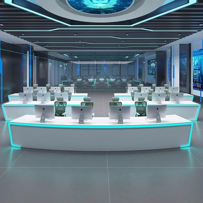 彩绘控制台指挥中心指挥无线电中心控制台监控室监控台操作台工作