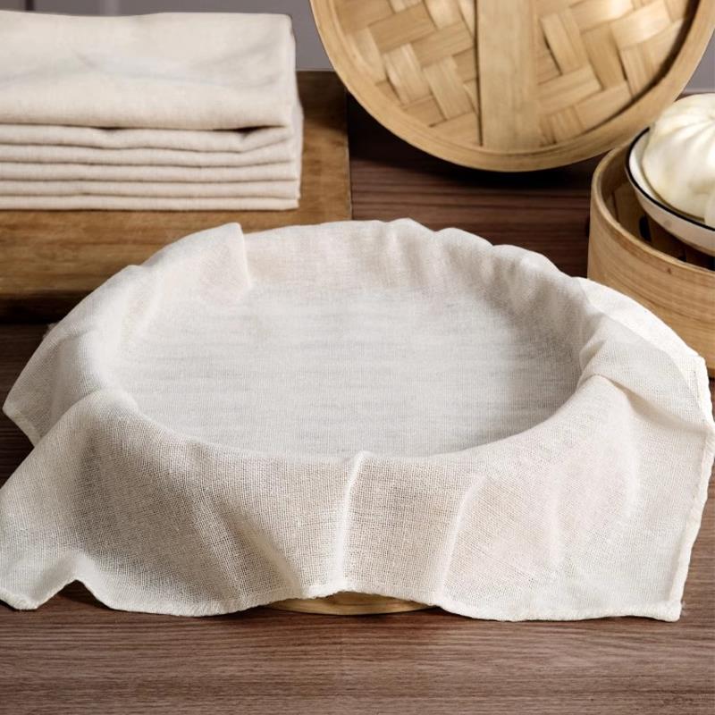 方形豆腐布过滤布棉纱垫纯棉布料豆浆豆包布香干布食物盖布蒸笼布