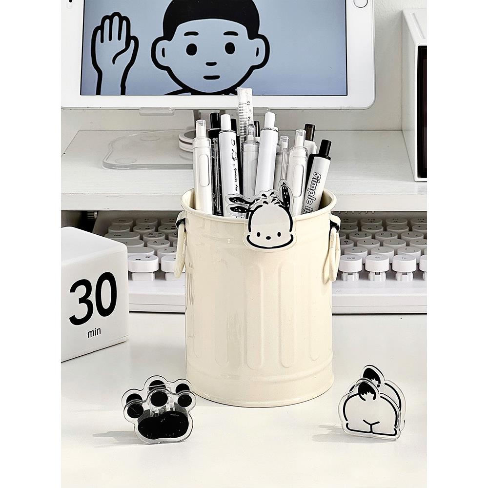 笔筒学生桌面文具收纳盒办公室书桌高颜值大容量笔桶简约创意笔盒