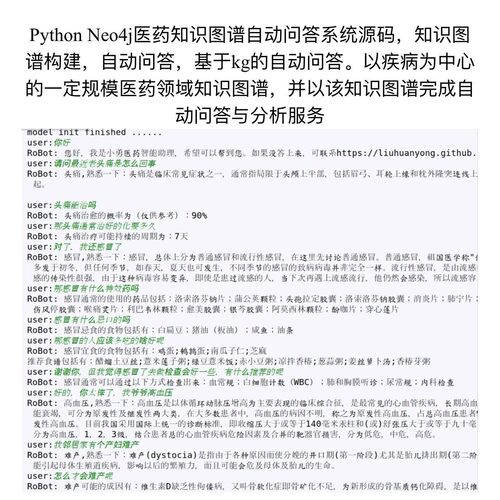 Python+Neo4j医药知识图谱自动问答系统源码