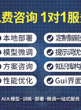 大模型微调部署训练Python机器学习模型定制机器学习模型训练部署