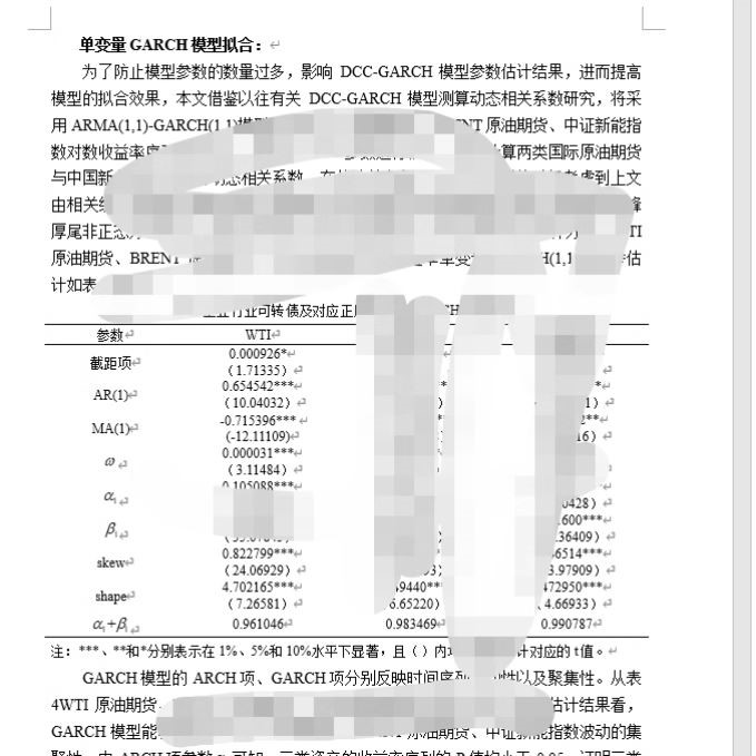 DCC-GARCH、DCC-TGARCH、DCC-EGARCH计算时变相关系数及计算风险