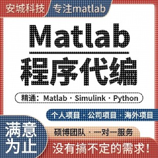 matlab代码帮做程序代编问题解决数学复现simulink建模与仿真代做