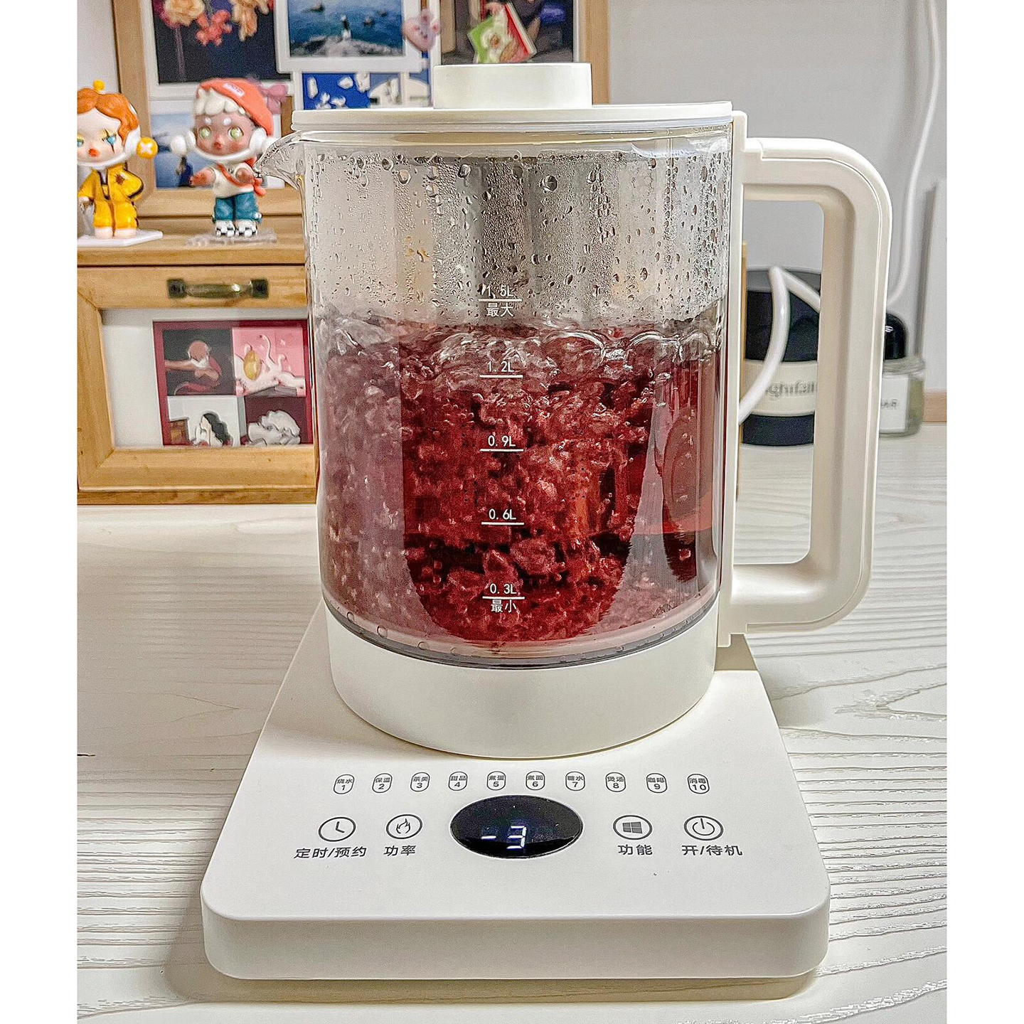 电水壶烧水家用耐用养生壶迷你型一人办公室女款高颜值恒温壶