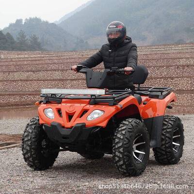 ATV新款厂家直销四驱400cc独立摇臂全地形车山地丛林越野摩托机车