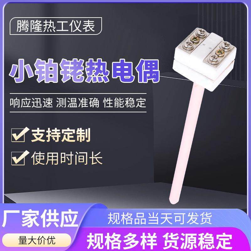 厂家小铂铑热电偶WRP-100型铠装刚玉管小铂铑热电偶仪器仪表