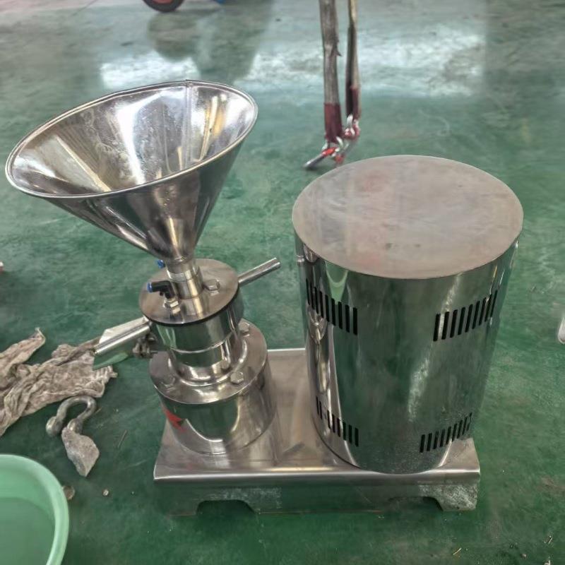 食品级不锈钢胶体磨坚果仁花生芝麻研磨机立式乳化沥青精细研磨机