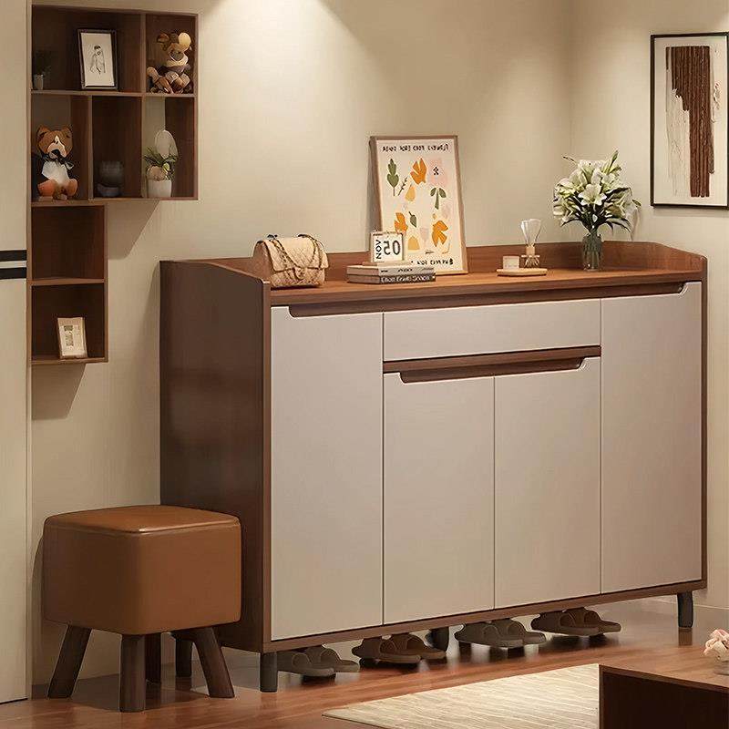 鞋柜家用门口入户玄关室内收纳柜一体靠墙实木风楼道入户门鞋架子,住宅家具,鞋柜,淘宝优惠券,粉丝福利购,淘宝优惠卷