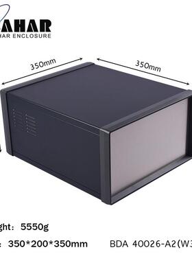 DIY变频器仪器安防盒电器仪表金属机箱BAHAR壳体BDA40026(W350)