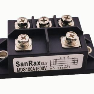 三相整流桥模块MDS100A1600V 150A120A60A40A-16 50-14三社型外形