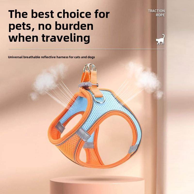 通用背心型宠物皮带的猫和狗，呼吸反射的狗散步挽具,宠物/宠物食品及用品,猫牵引绳,淘宝优惠券,粉丝福利购,淘宝优惠卷