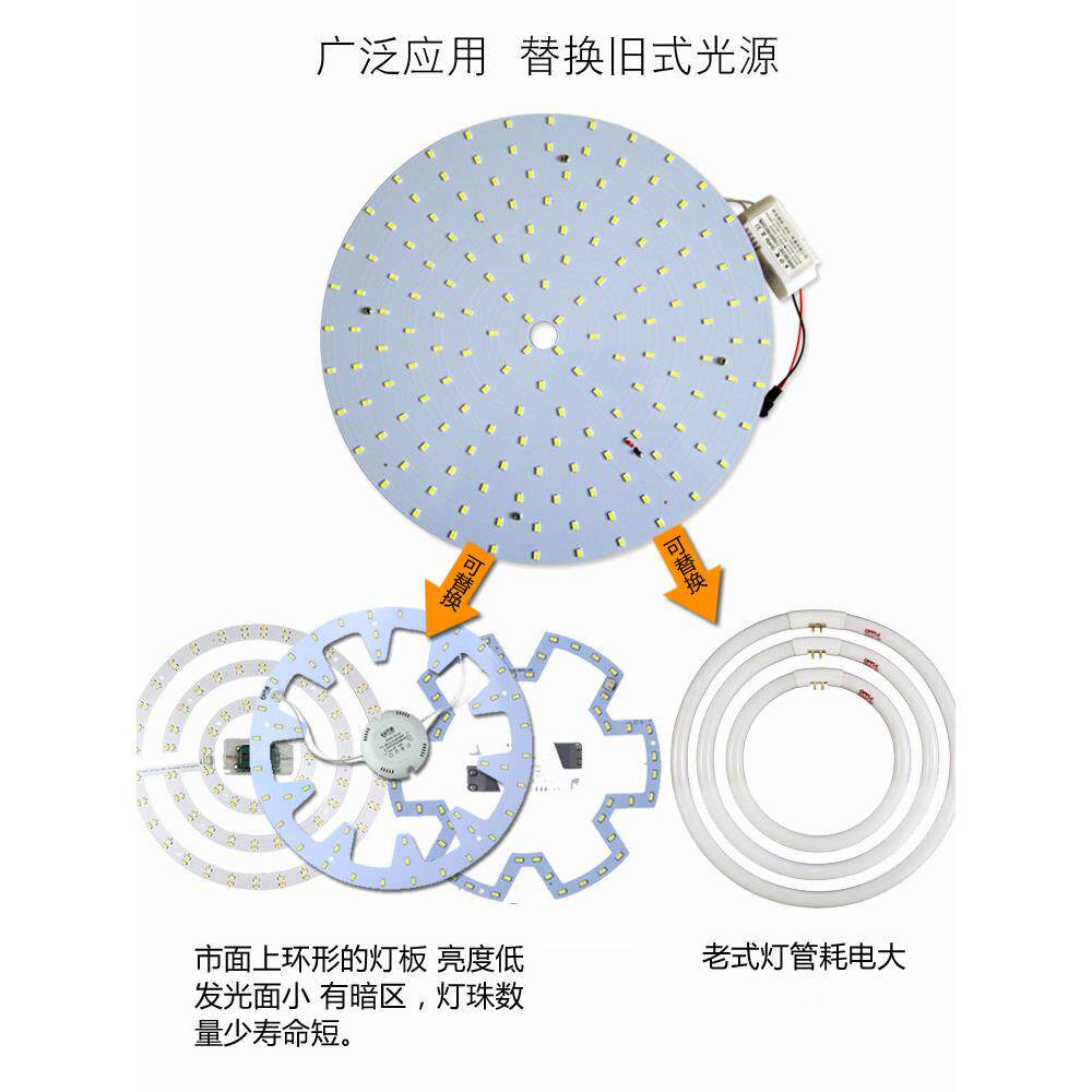 特别优惠Led吸顶灯改装灯面板圆铝基板10-50W卧室单光源灯泡核心
