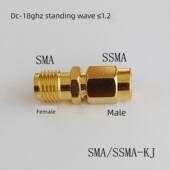 SMA 高频18GHz测试转接头 SMA母头转SSMA公头 SSMA KJ射频转接器