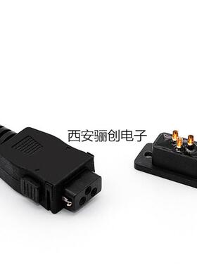 TJ20-03TKH+电源头带线1MTJ20-03ZJH TJ20-03ZJH-1推拉充电焊接头