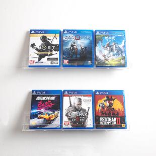 PS4PS5游戏光碟收纳层架switch游戏碟展示墙架免钉置物架压克力CD
