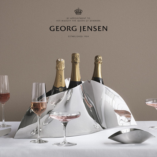新年礼物GeorgJensen乔治杰生INDULGENCE香槟冰镇桶不锈钢