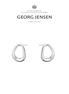 圣诞礼物GeorgJensen乔治杰生OFFSPRING拥抱系列银饰高级感耳环