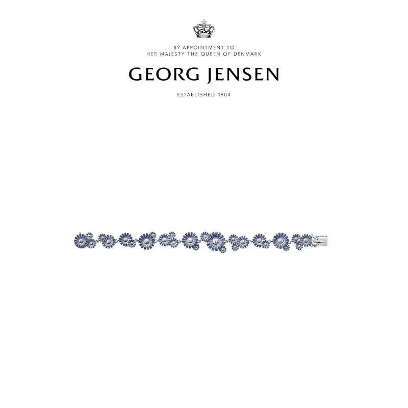 Georg Jensen乔治杰生DAISY 小雏菊系列 雏菊花环手链