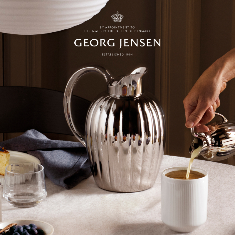 圣诞礼物GeorgJensen乔治杰生BERNADOTTE王子冷水壶北欧桌面