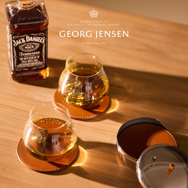 Georg Jensen 乔治杰生SKY 威士忌酒杯水晶玻璃洋酒杯六只装