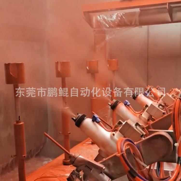 佛山五金开孔器自动喷漆设备异形打孔器气动扩孔枪一次性喷涂机