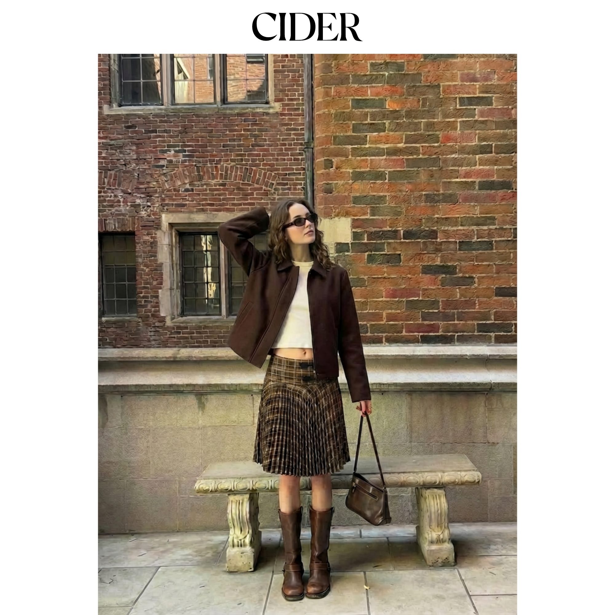 CIDER低腰格纹系扣中长半身裙115126350,女装/女士精品,半身裙,淘宝优惠券,粉丝福利购,淘宝优惠卷