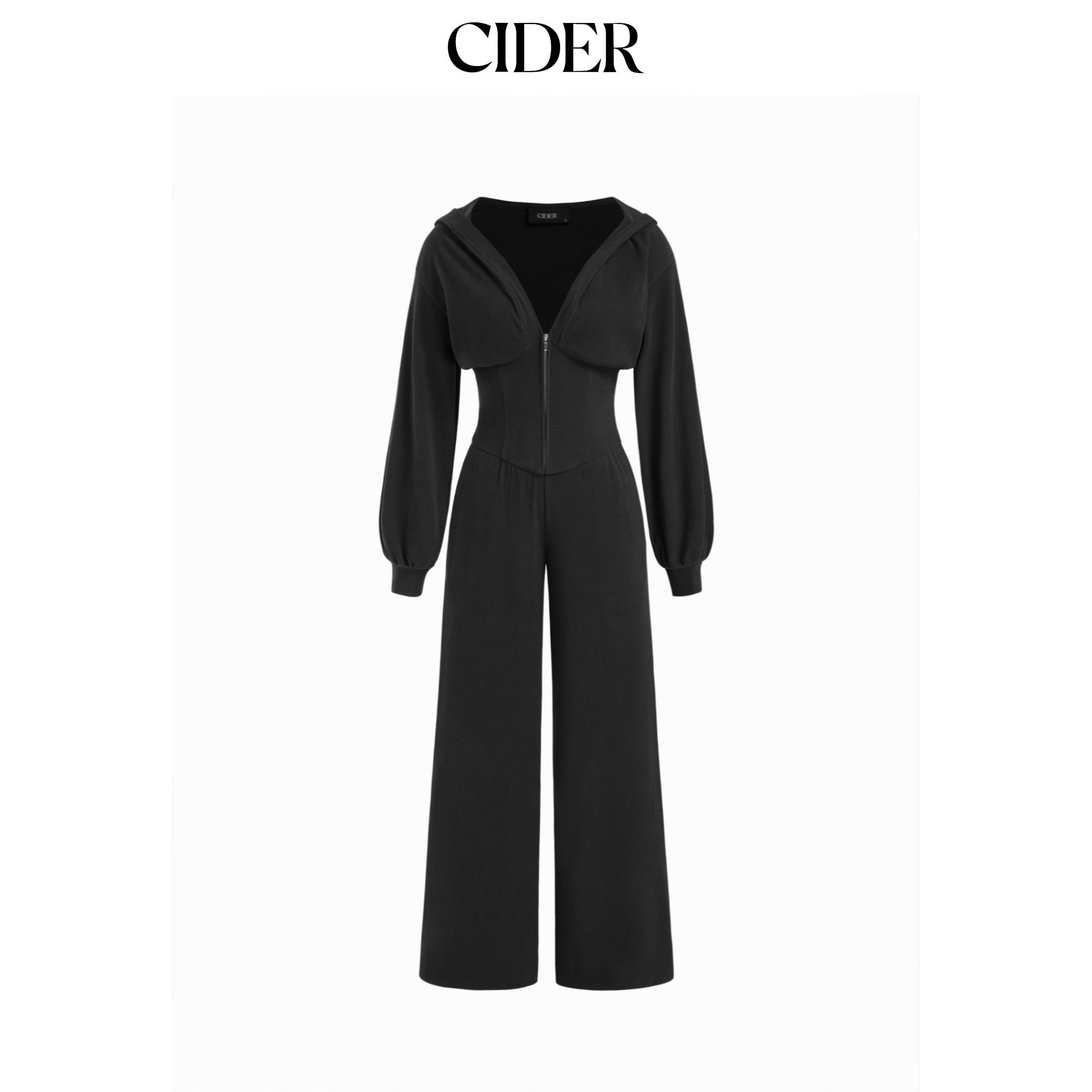 CIDER针织收腰连帽拉链连体裤115071898,女装/女士精品,连体衣/裤,淘宝优惠券,粉丝福利购,淘宝优惠卷