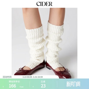 蝴蝶结浅口方头芭蕾平底玛丽珍鞋 CIDER美式 114813656 明星同款
