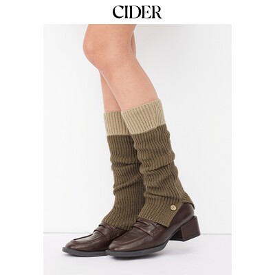 CIDER2026春季新品TWO-TONE BUTTON LEG WARMERS114819795