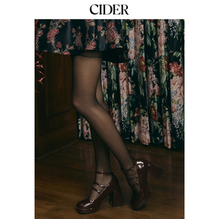 CIDER方头玛丽珍厚底高跟鞋1037958