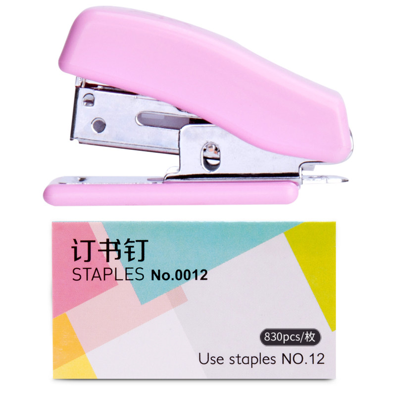 得力订书机0353 骑马钉缝中订书机/ 12号订书机/小型 订书机包邮
