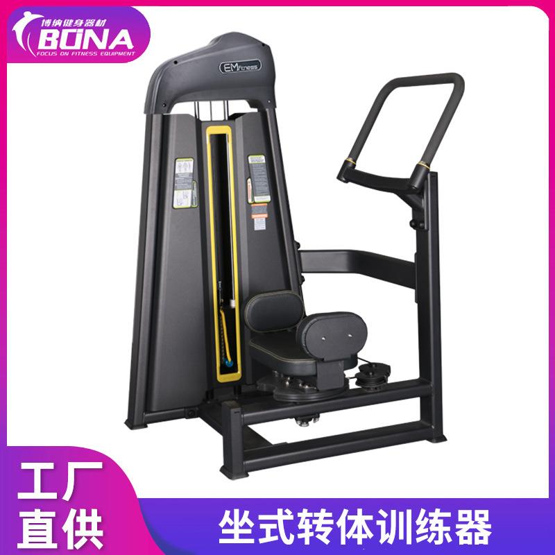 健身房商用坐式转体训练器腰部肌肉锻炼器械多功能力量健身器材
