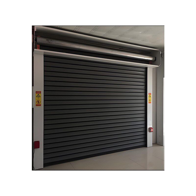 自动感应滚筒卷帘门厂家报价 广东车间仓库铝合金硬质电动快速门