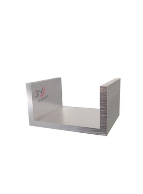 铝合金槽铝130X70X8mm铝槽 内径114mm6061槽铝 U型槽铝130*70*8mm